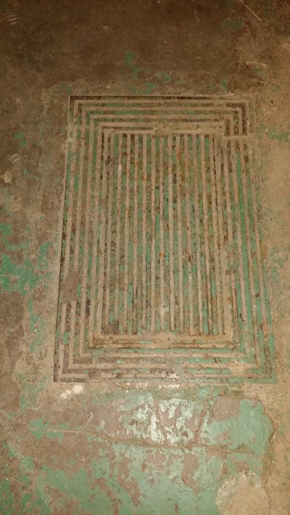 Metal Access Doors In Basement Floor The Historic District