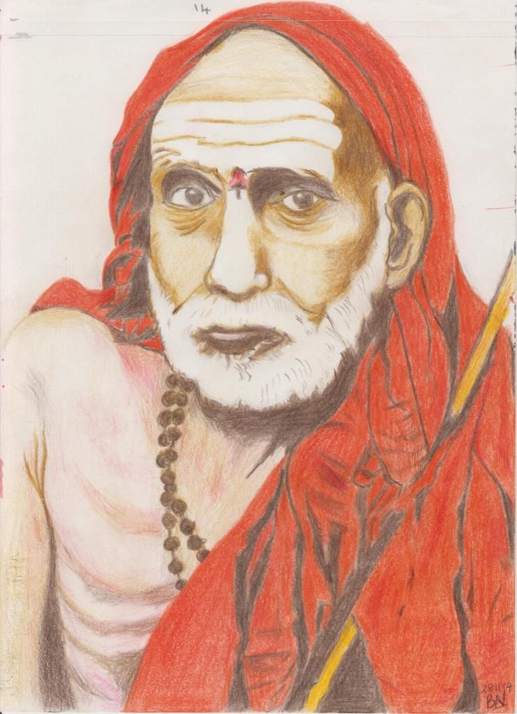 We are pleased to share the latest Colour Pencil drawing of Sri Maha Periva, by none other than our respected moderator and artist Sri Narayanan Bala ... - MahaPeriava57M001_zpsa3448f27