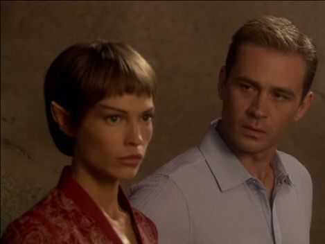 Trip and T'Pol on Vulcan
