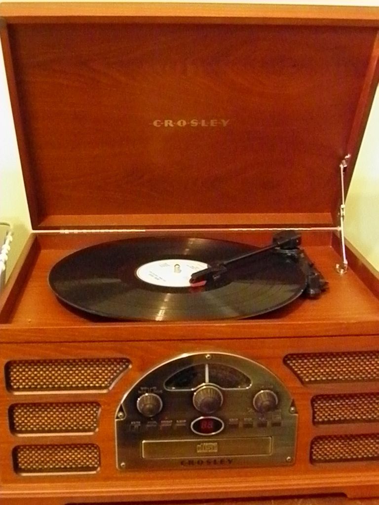 three-in-one record player, Crosley Record Player