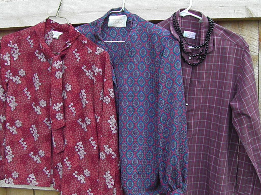 Thrift Shopping, Thrifted shirts