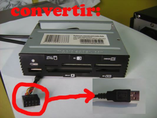 Convertir un Multilector de tarjetas interno a externo(tuto) Convertir un Multilector de tarjetas interno a externo(tuto)