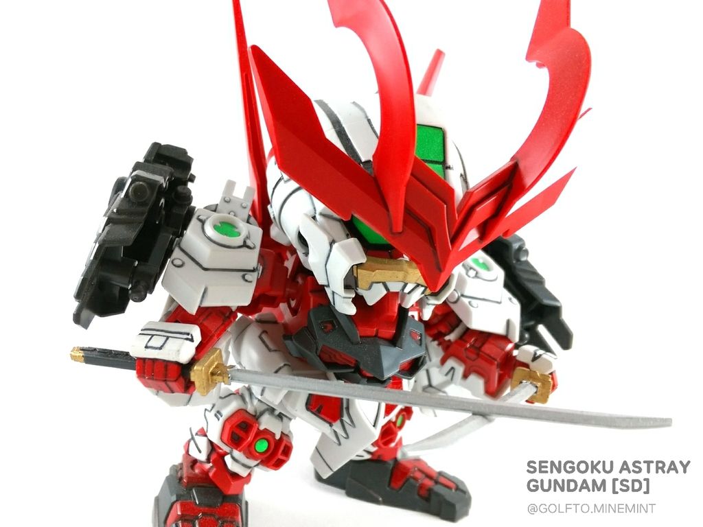 [งานพู่กัน] SD : Sengoku Astray Gundam โดย Golfto
