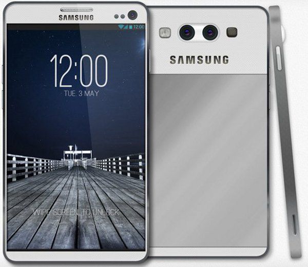 Leaked-Galaxy-SIV-Image Possible leaked image of the Samsung Galaxy S IV Smartphone Prototype