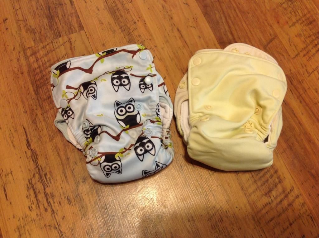 Grovia all in one diapers~set of two~ owl/yellow Grovia all in one diapers~set of two~ owl/yellow